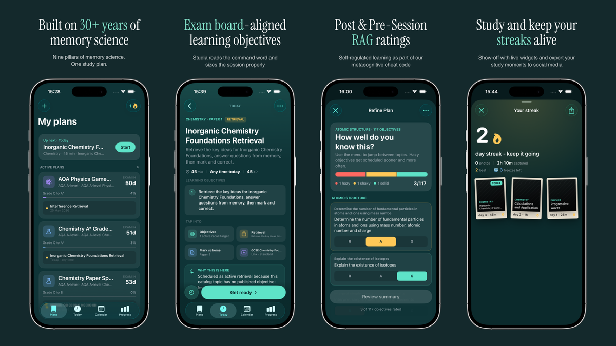 Building a study planner app - Studia